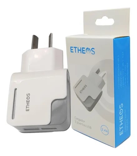 CARGADOR CELU ETHEOS 2USB + CABLE USB TIPO-C