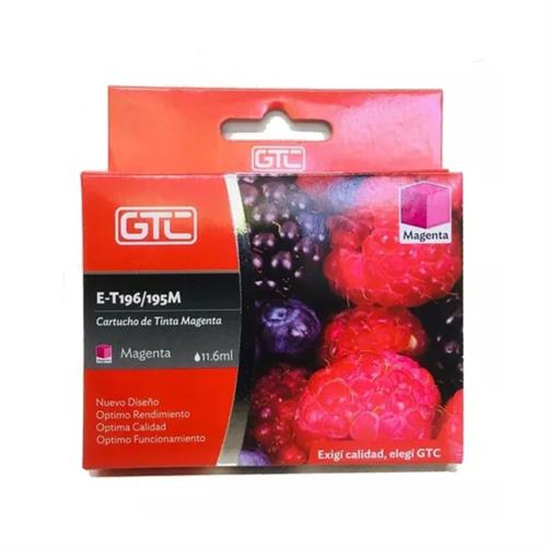CAR. ALT. EPSON 195/196 MAGENTA GTC P/201/211/401