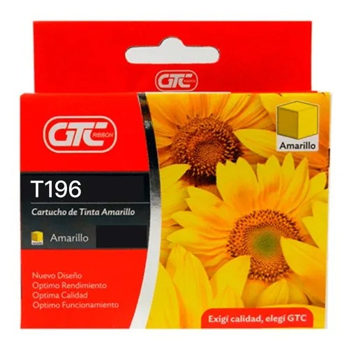 CAR. ALT. EPSON 195/196 AMARILLO GTC P/201/211/401