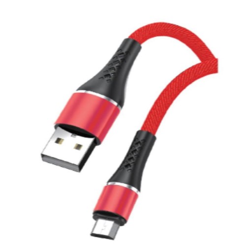 CABLE USB/MICRO USB M/M 1MT NETMAK ROJO NM-117R