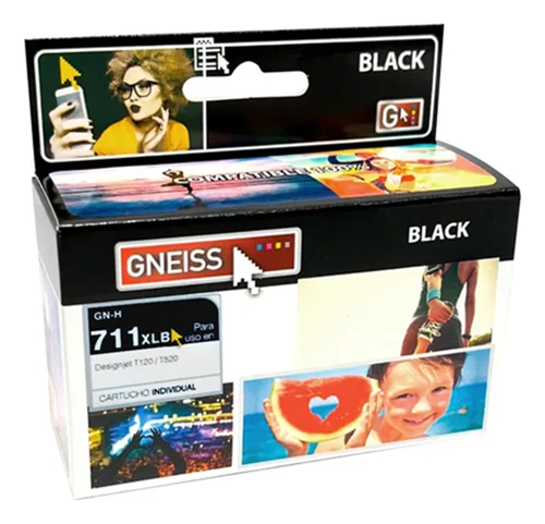 CAR. ALT. HP CZ130A  711 NEGRO P/T120/T520