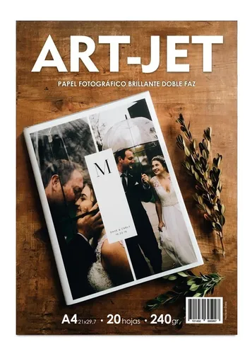 PAPEL 240G FOTO GLOSSY ART-JET 20H D/FAZ