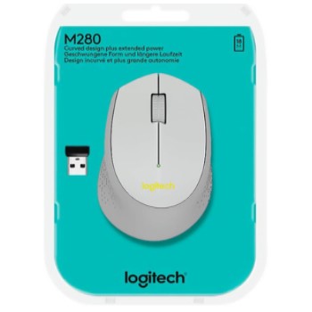 MOUSE WIRE LOGITECH M280 GRIS