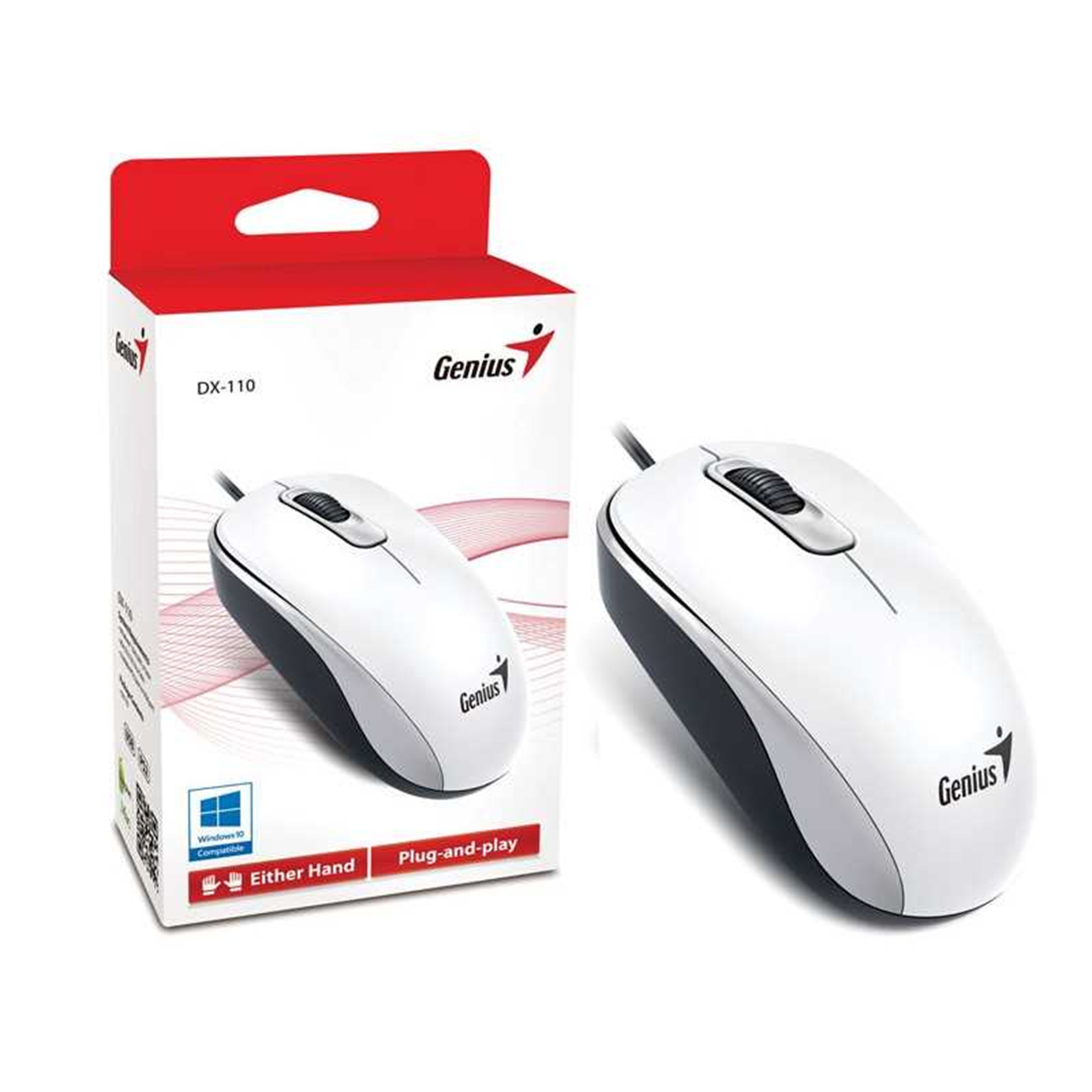 MOUSE USB GENIUS DX120 BLANCO