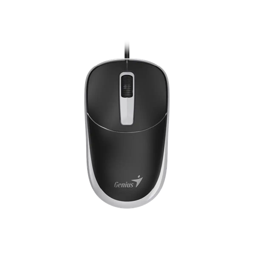 MOUSE USB GENIUS DX123 GRIS/AZUL/ROJO