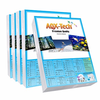 PAPEL 130 FOTO GLOSSY AQX 100H F91 AUTOADHESIVO