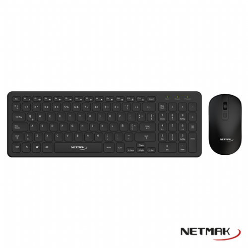 KIT TECLADO/MOUSE WIRE NETMAK KB620