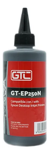 BOT. ALT. EPSON NEGRO GTC 250ML GENERICA