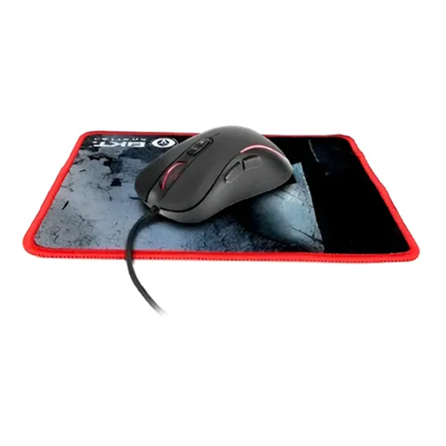 KIT GAMER MOUSE+PAD BKT SPARTAN 7D MP45