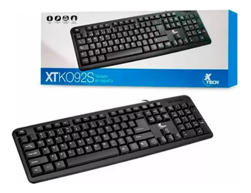 TECLADO USB X-TECH K-092S ESPAÑOL
