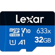 MICRO SD 32GB LEXAR C/ADAP. CL10