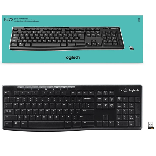 TECLADO WIRE LOGITECH KB-270 NEGRO