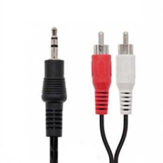 CABLE AUDIO 1PLUG/2RCA 1.5MT PLUG 3.5