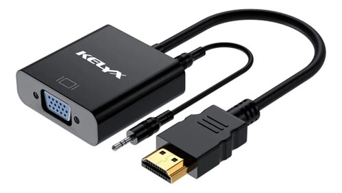 ADAPTADOR HDMI M / VGA H+AUDIO PLUG KELYX