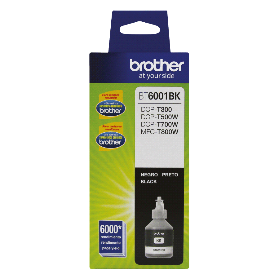 BOT. BROTHER BT6001 NEGRO 6000PAG.