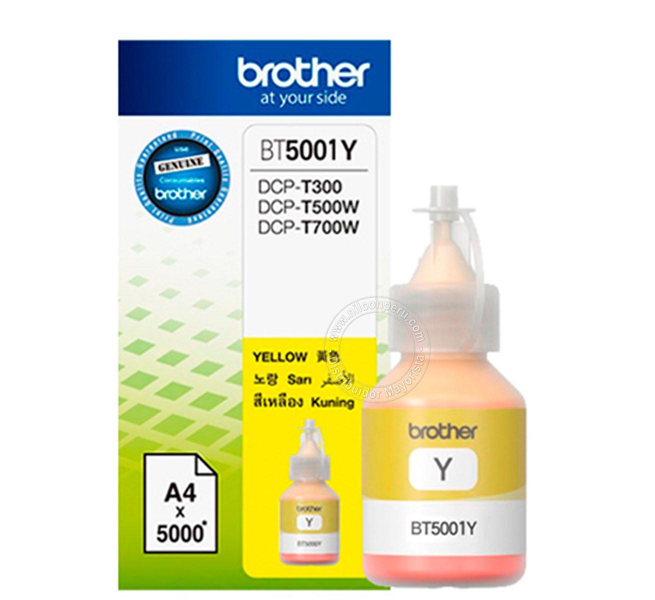 BOT. BROTHER BT5001 AMARILLO 5000PAG