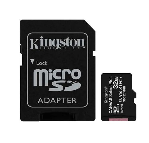 MICRO SD 32GB KINGSTON C/ADAP.
