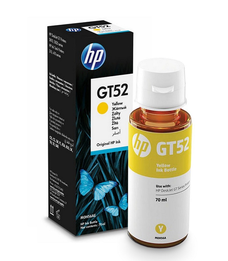 BOT. HP GT52 AMARILLO 70ML P/5800s