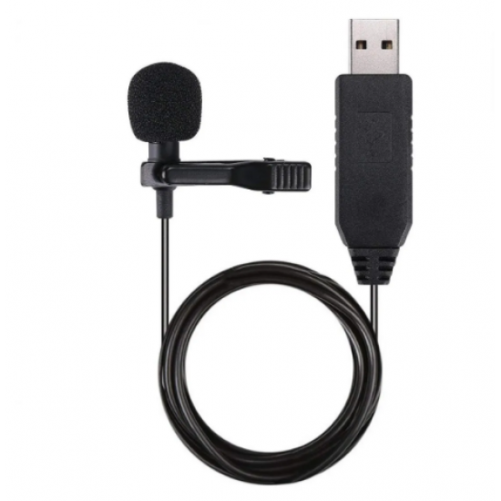 MICROFONO CORBATERO PARA PC GL-138 LAVALIER USB