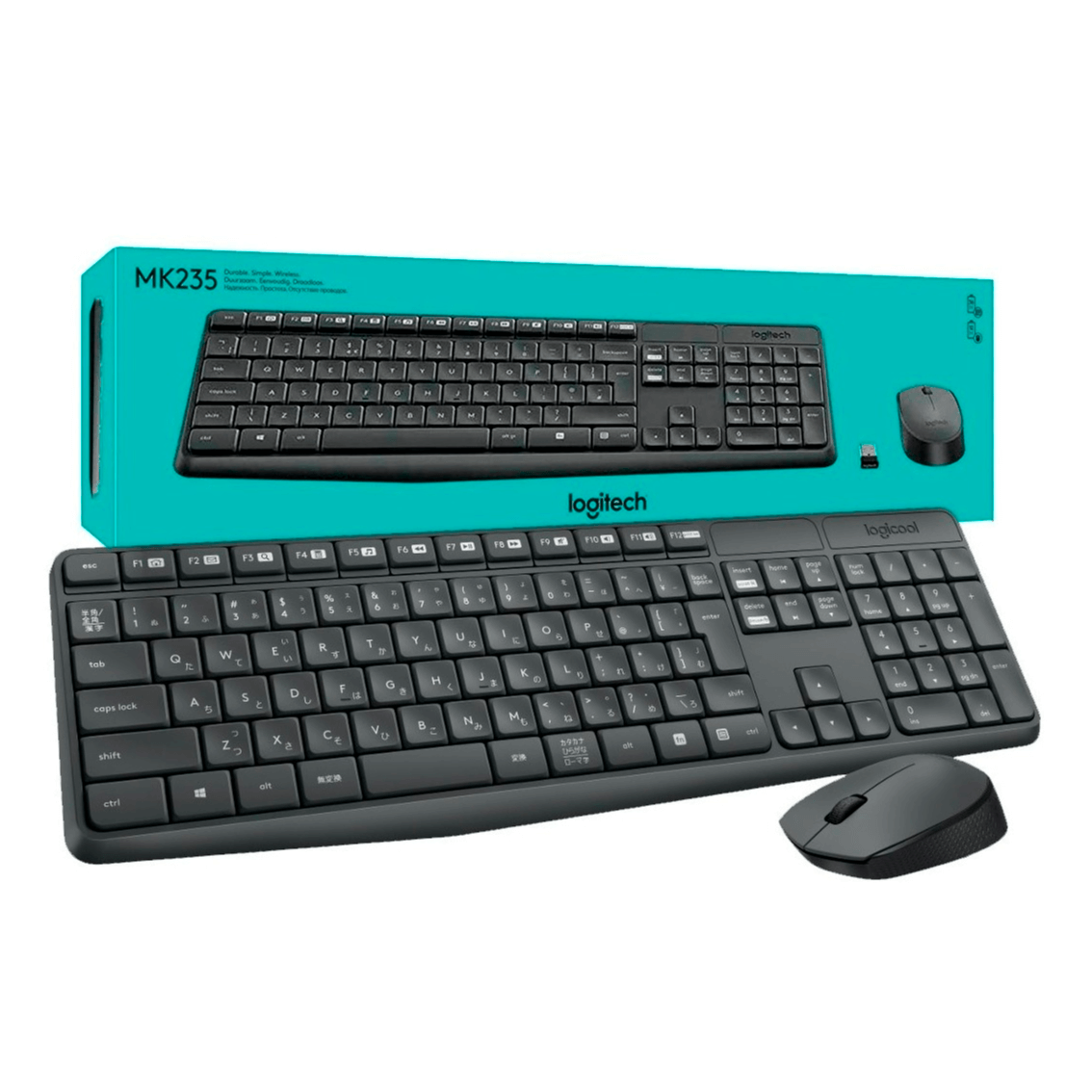 KIT TECLADO/MOUSE WIRE LOGITECH MK235