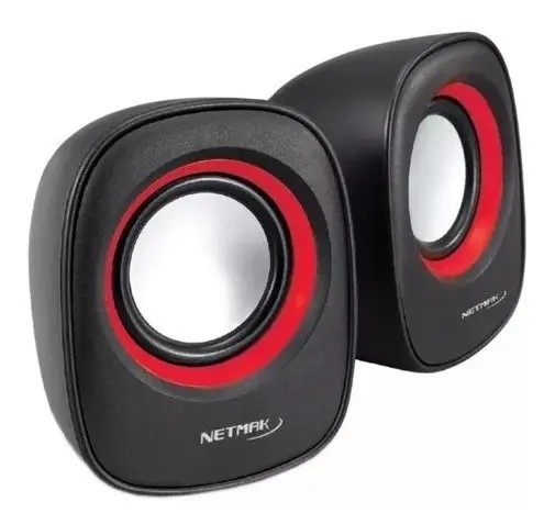 PARLANTE USB  NETMAK 2.0 NM-9025 ROJO