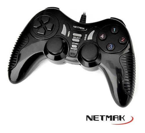 JOYSTICK NETMAK USB NM-TURBO PC VIBRACION