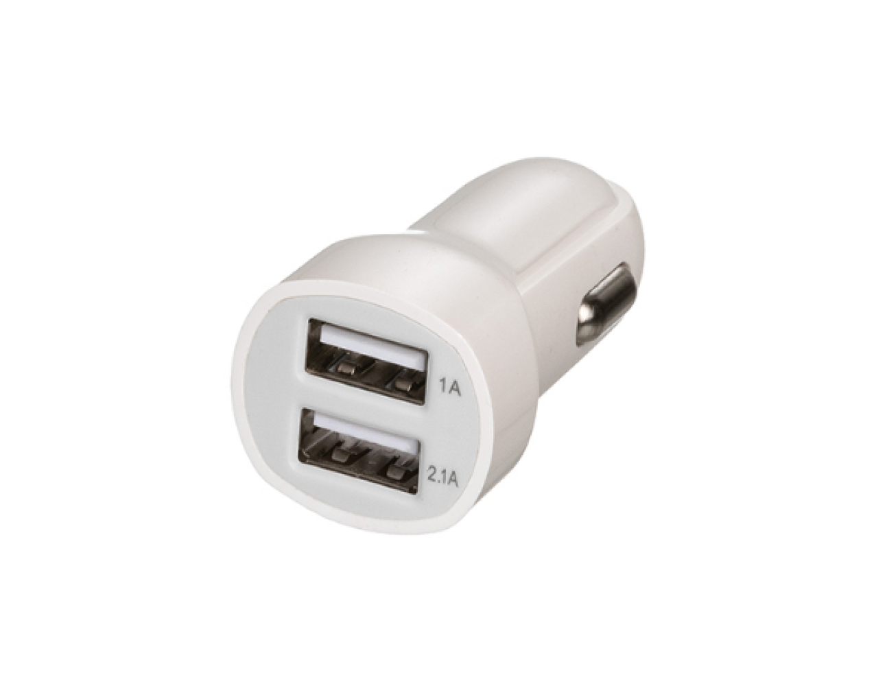 CARGADOR P/AUTO USB 2 PUERTOS EVERTEC 12V - 5V 1A