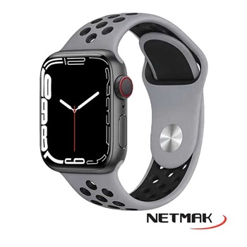 SMARTWATCH NETMAK NM-PLUS-S GRIS C/ MICROFONO