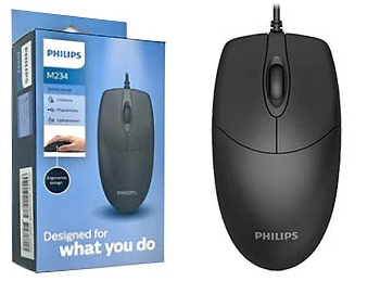 MOUSE USB PHILIPS M234 NEGRO