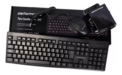 KIT TECLADO/MOUSE USB PERFORMANCE 8259 M408